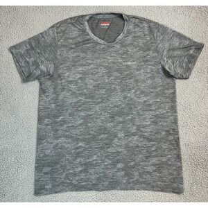 Karbon Athletic T-Shirt Mens XL‎ Gray Gym Training Workout Running Short Sleeve